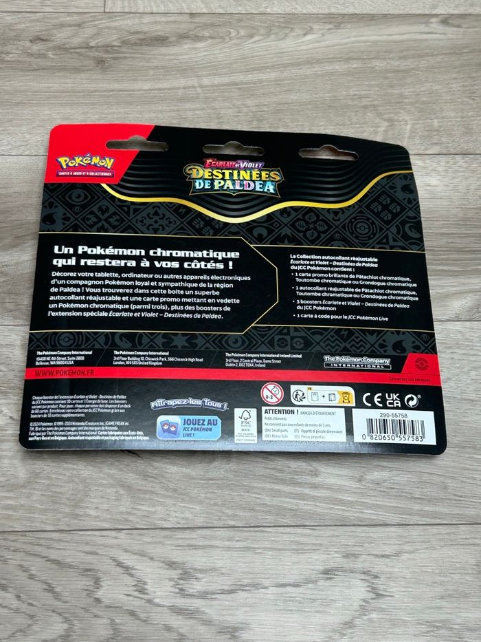 Pokemon Tripack Scellé Destinée de Paldea - photo numéro 2