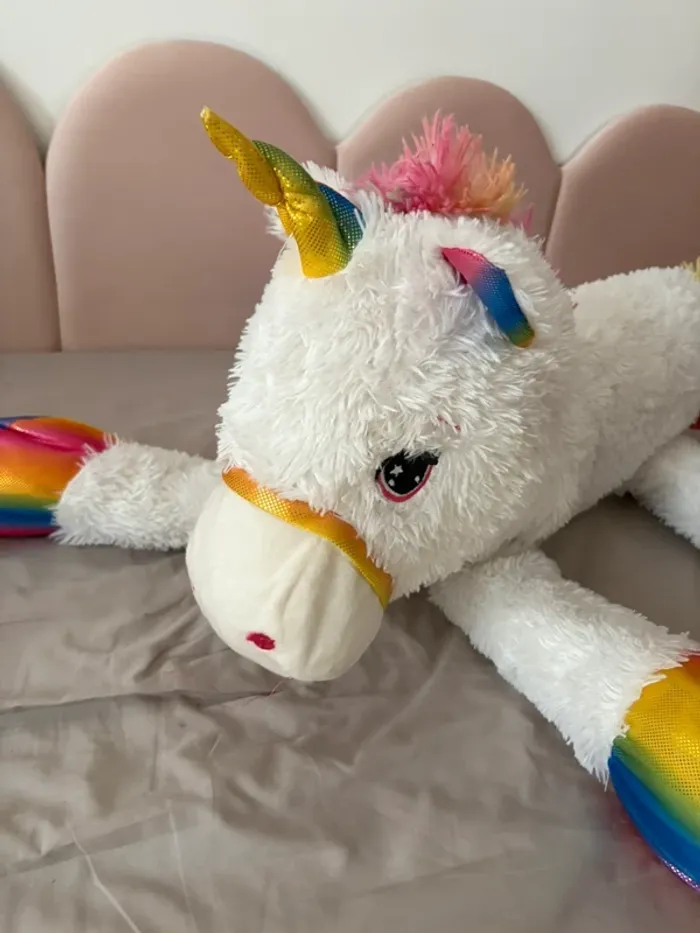 Peluche licorne géante - photo numéro 2