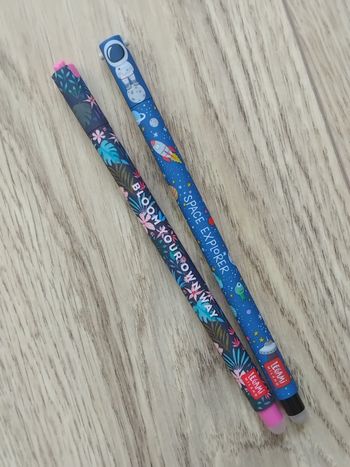 Stylos Astronaute et Fleur 