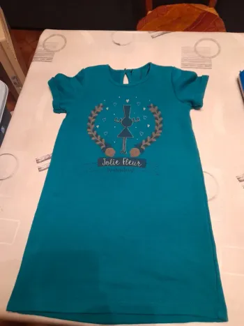 Robe bleu turquoise