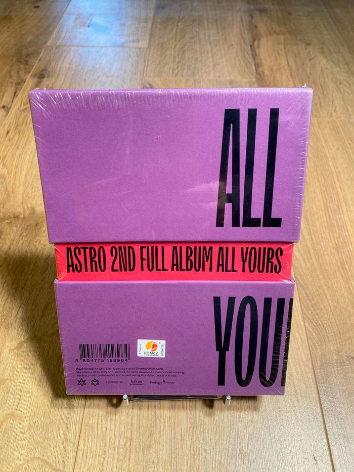 Astro 2nd full album all yours - coffret neuf sous blister