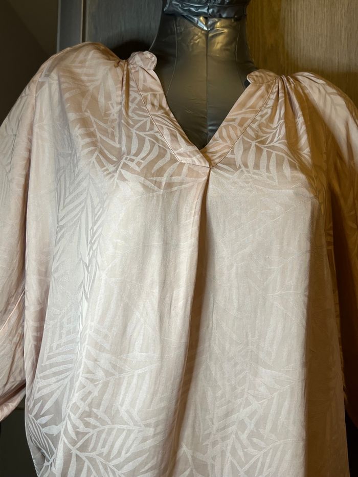 Chemise beige abricot M - photo numéro 2