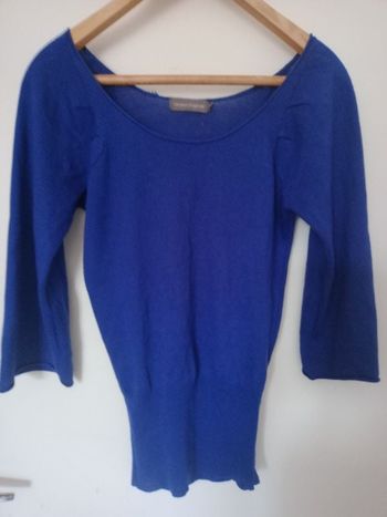 Pull fin ceintré et manche ample