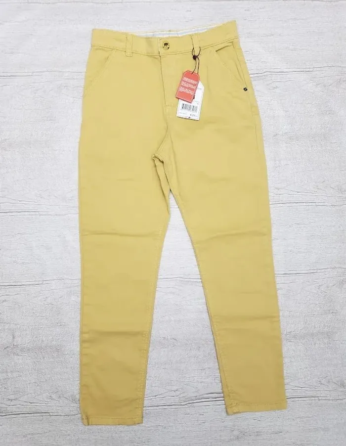 Pantalon Sergent major garçon 10 ans jaune