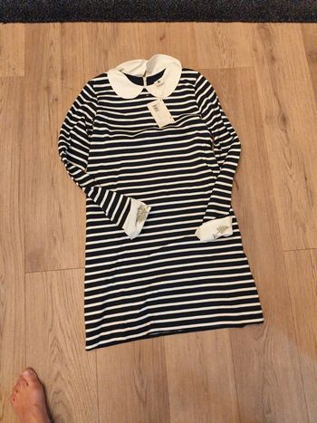 Robe marinière Petit Bateau femme XS collab Deyrolle neuve