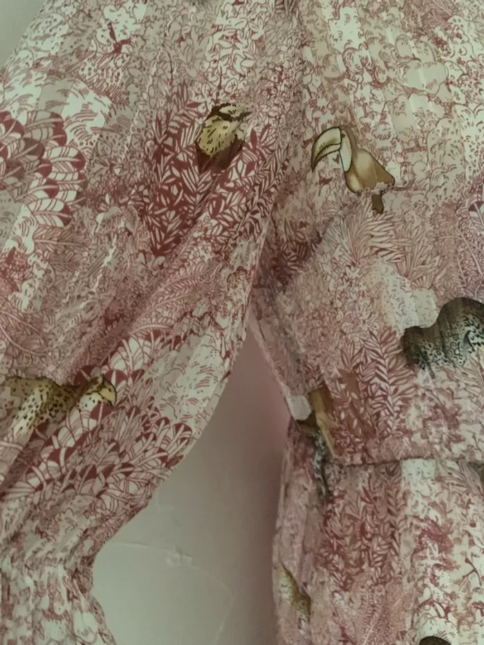 Robe longue It hippie taille L doublée manches 3/4 - photo numéro 8