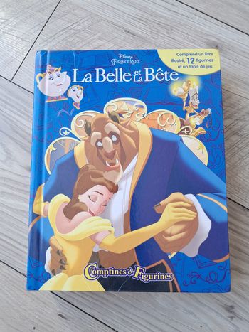 Livre comptines et figurines : la belle et la bete