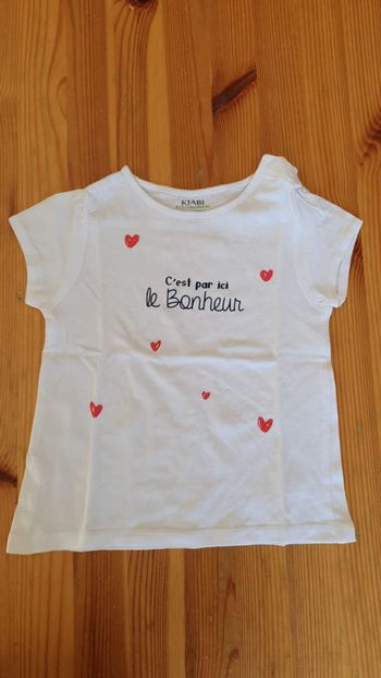 Tee-shirt mc - 9 mois