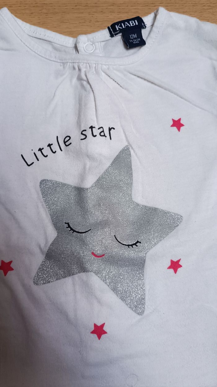 Lot 6 t-shirts manches longues 12 mois - photo numéro 4