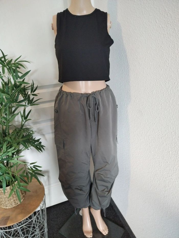 Pantalon cargo gris Shein taille M neuf