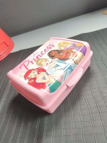 Boite à goûters Disney Princesse rose