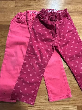 Lot 2 pantalons Gap 24 mois fille