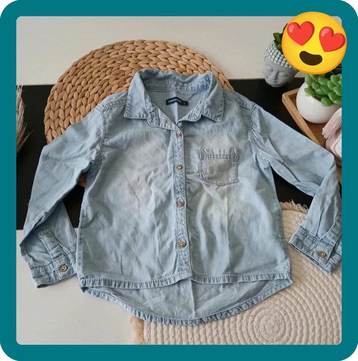 Chemisier bleu Taille 5 ans🌿💝