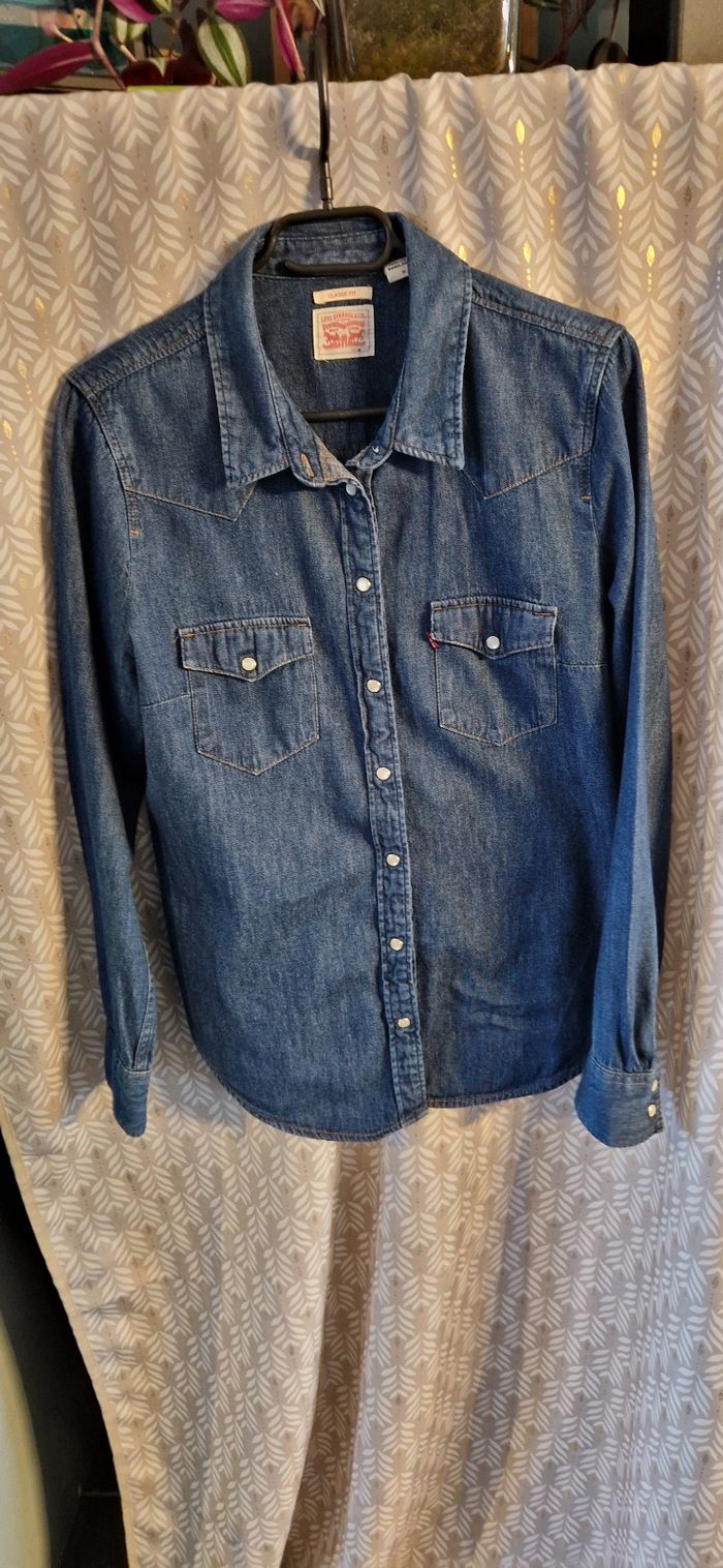 Chemise en jeans levis T M TBE - photo numéro 6
