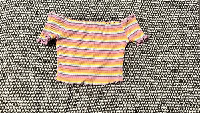 Crop top multicolore - photo numéro 2