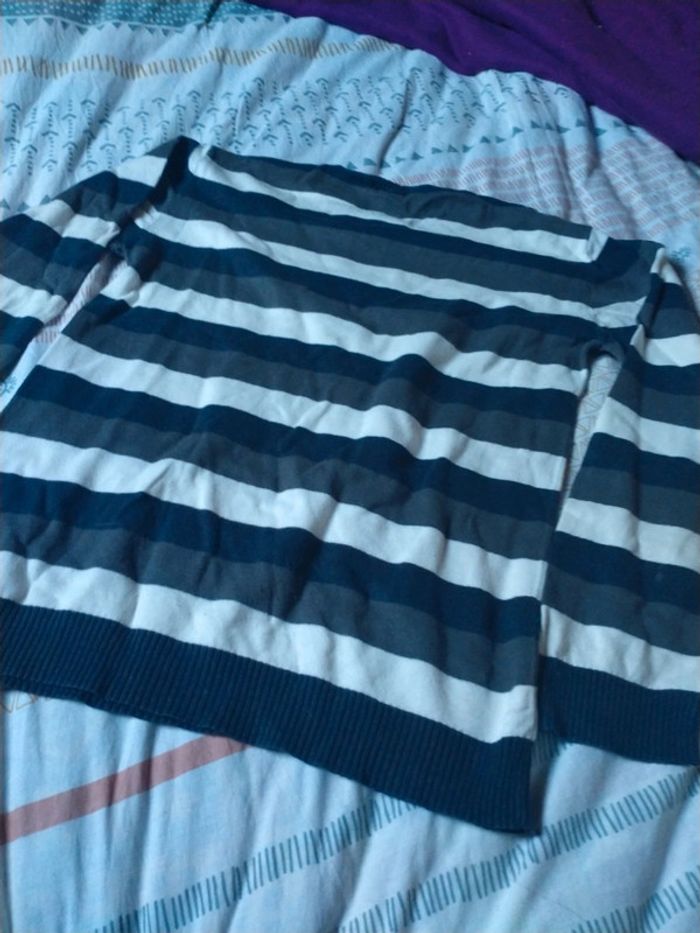 Pull fin rayé 14 ans - photo numéro 7