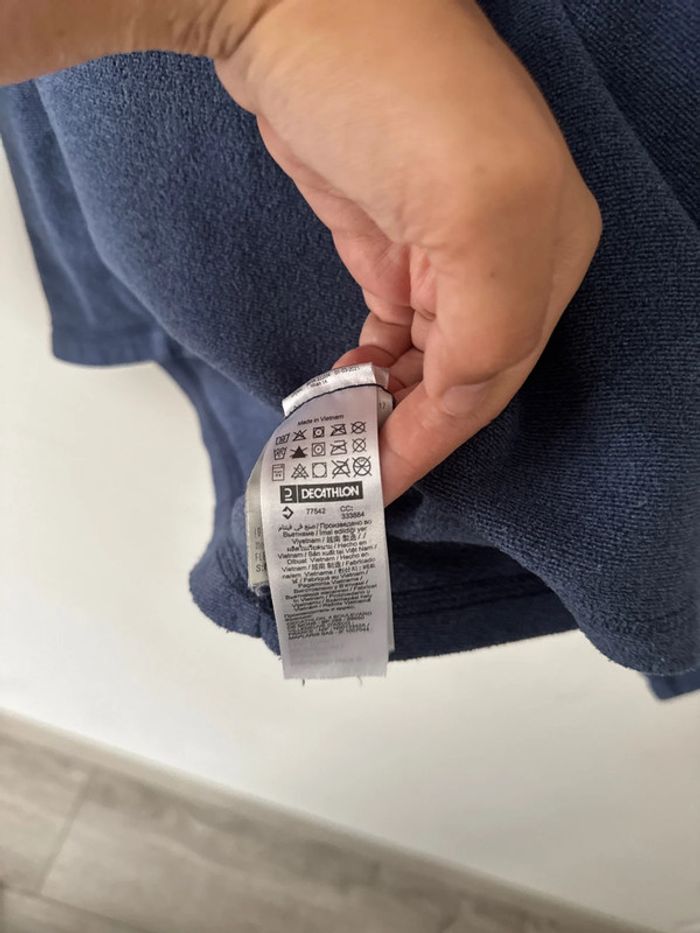 đ pull chaud homme - quechua bleu - taille M - trĂšs bon etat - photo numĂ©ro 6