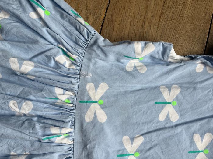 Robe bleue libellules Jacadi 8 ans - photo numéro 2