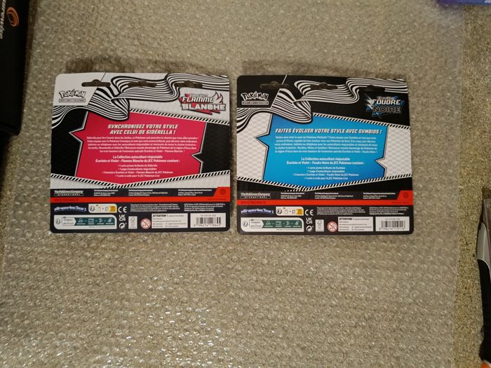Duo de tripack pokémon ev10.5 - photo numéro 2