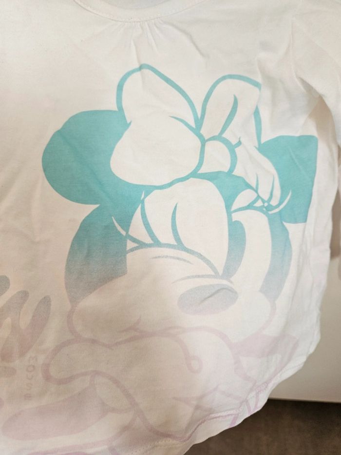 T-shirt blanc Minnie – Disney Baby – 18 mois - photo numéro 3