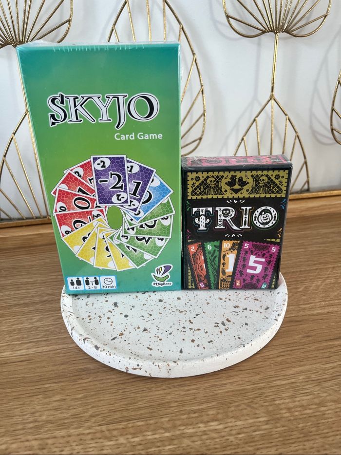 Skyjo et Trio ! jeux de cartes neuf