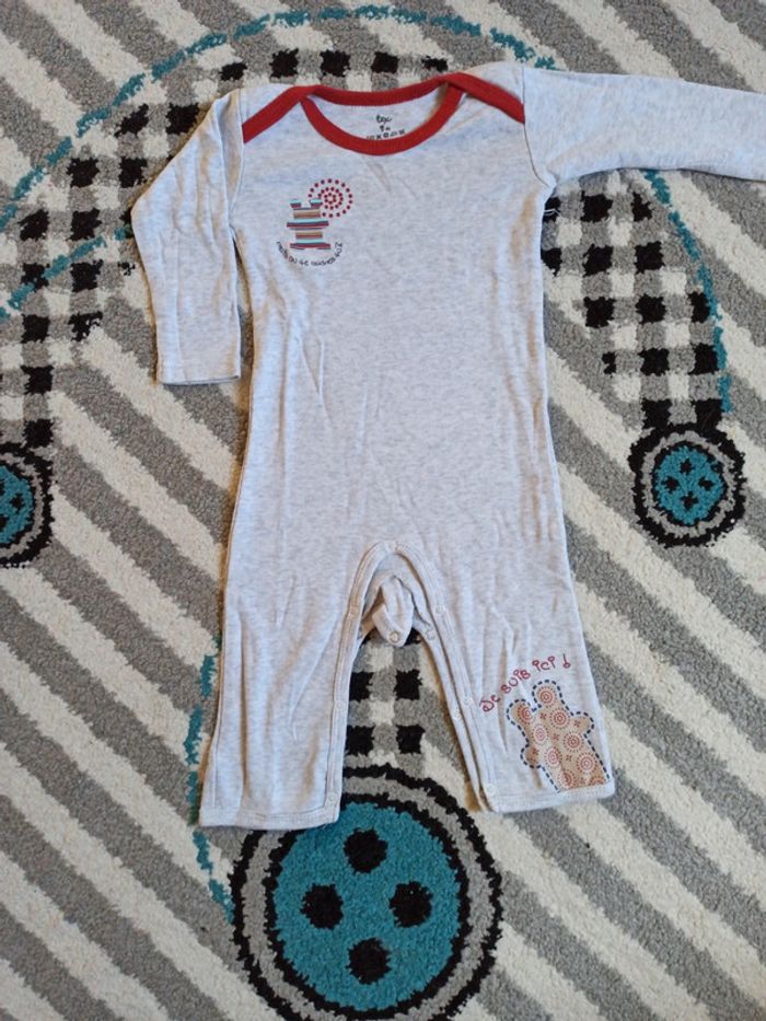 Lot de 3 grenouillères ML - Taille 9 mois - photo numéro 8