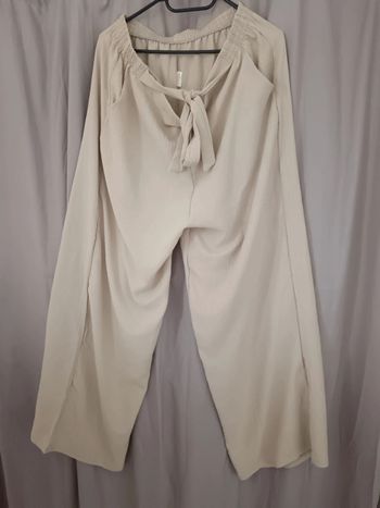 Pantalon en lin beige – Élégance & confort d'été 🌞