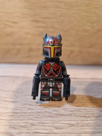 Figurine type lego Gar Saxon Mandalorian star wars