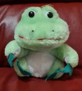 Petite peluche grenouille