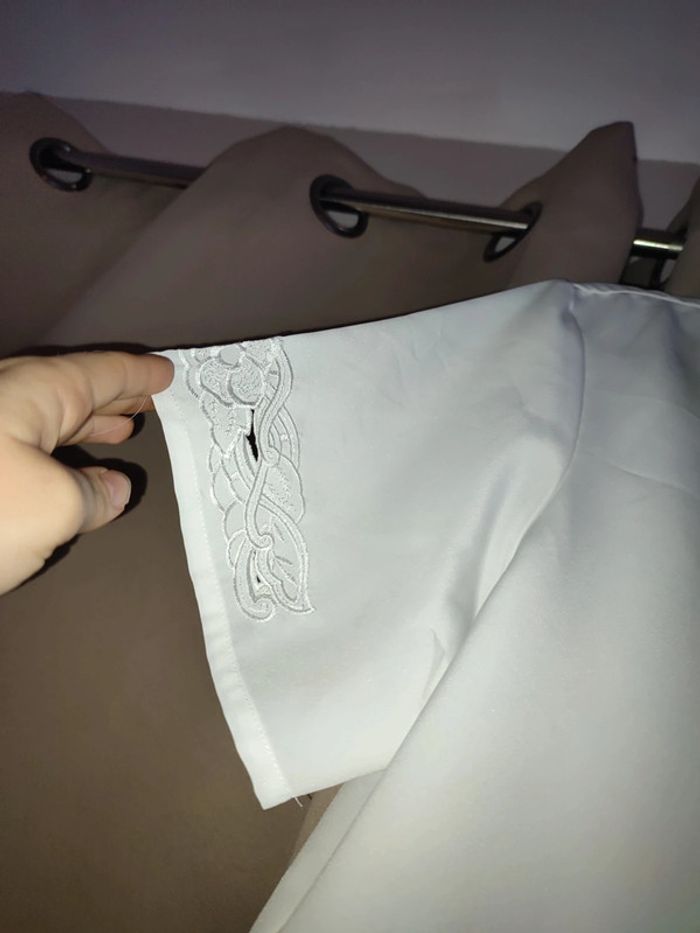 Chemisette blanche vintage damart - photo numéro 3