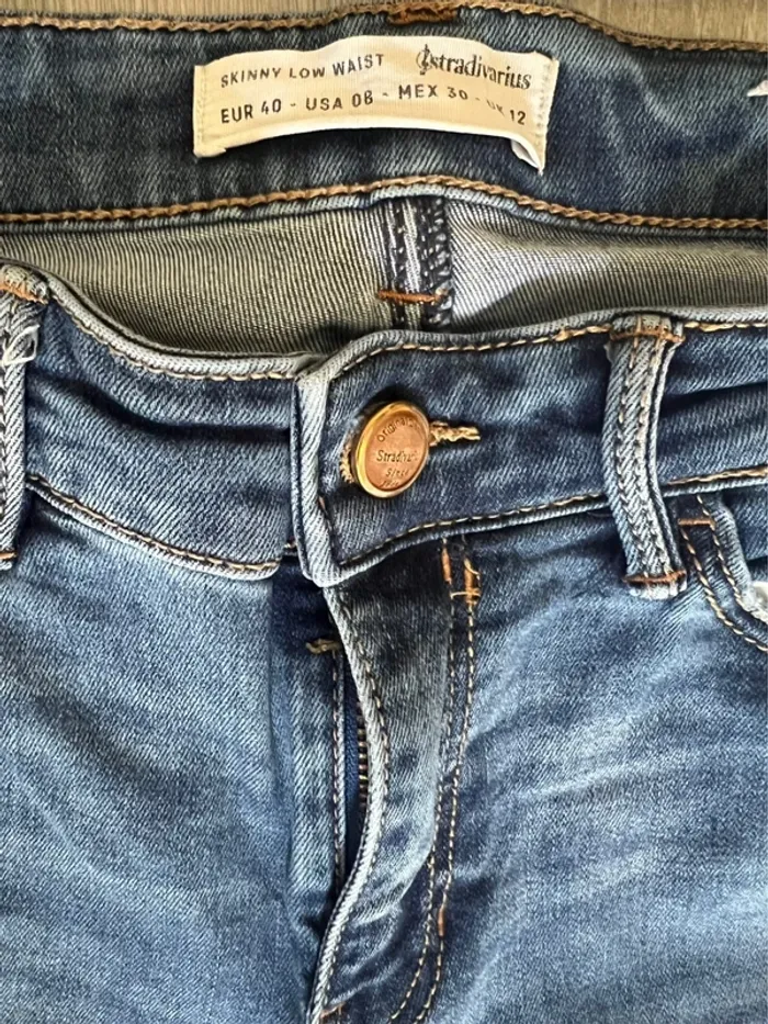 Jean Stradivarius Bleu délavé - Taille 40 - photo numéro 2