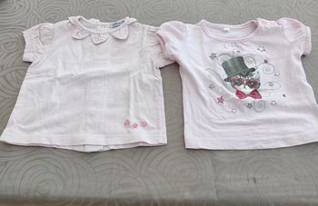 Lot de Tee-shirt 6 mois pressions dos