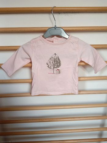 T-shirt manche longue brioche hérisson
