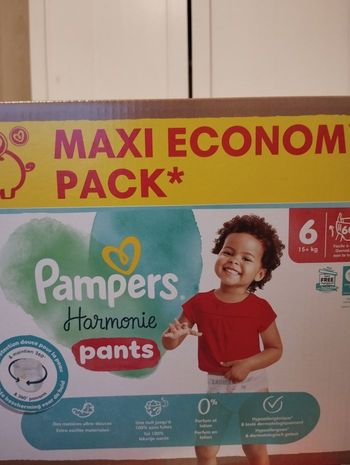 Couches Pampers harmonie pants taille 6 