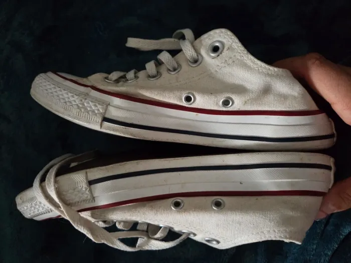 Converse basse taille 37.5 blanche - photo numéro 11