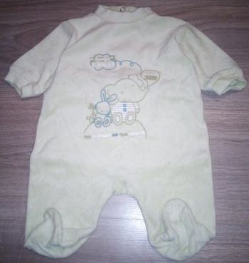 Pyjama  vert pâle 1 mois