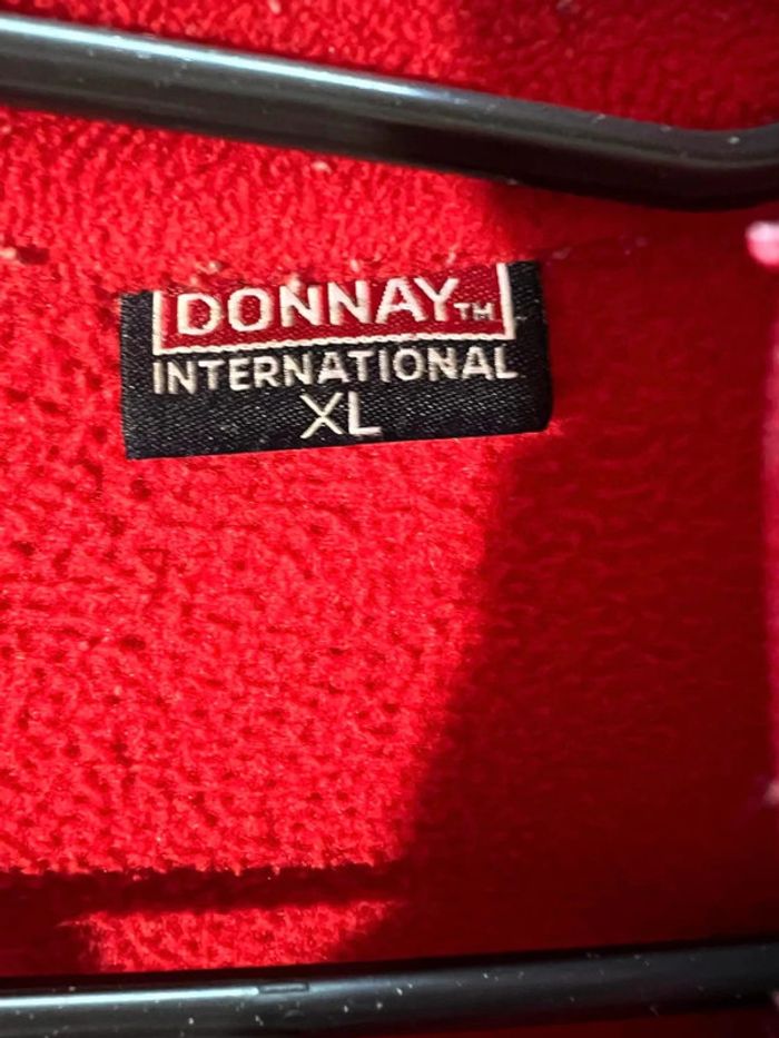Pull Polaire Rouge - Donnay - Taille XL - Parfait État. - photo numéro 2