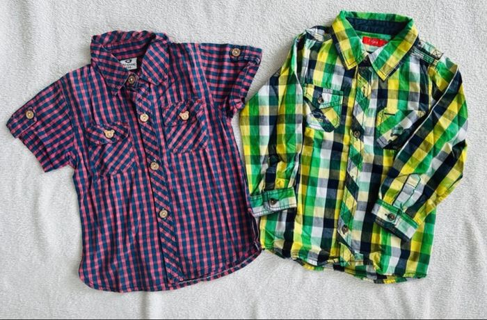 Lot de 6 chemises manches courtes & manches longues Taille 4/5 ans - photo numéro 2