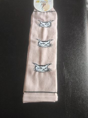 Guêtres motif chat chinois Neuves