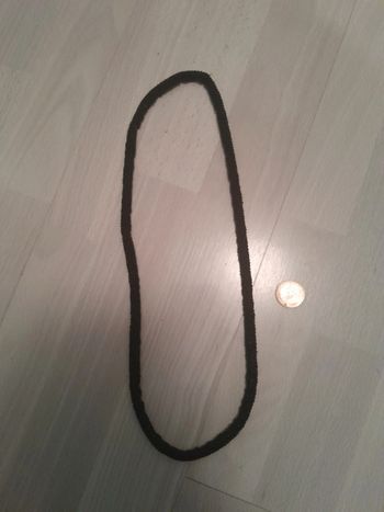 Sublime collier perles cousues vintage ancien