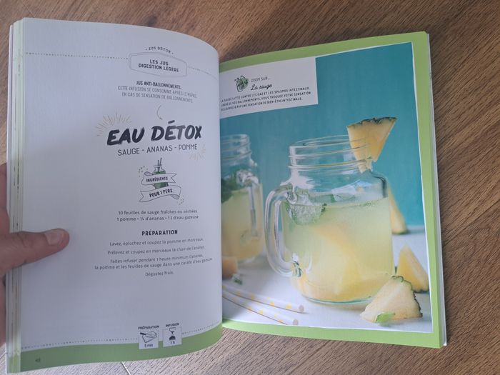 Livre 40 recettes jus detox - photo numéro 4