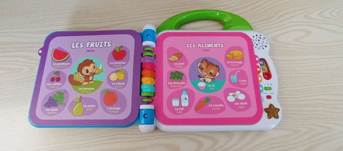 livre musical " mes 100 premiers mots " vtech - photo numéro 3