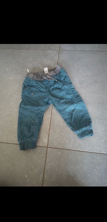 Pantalon bleu canard 18 mois
