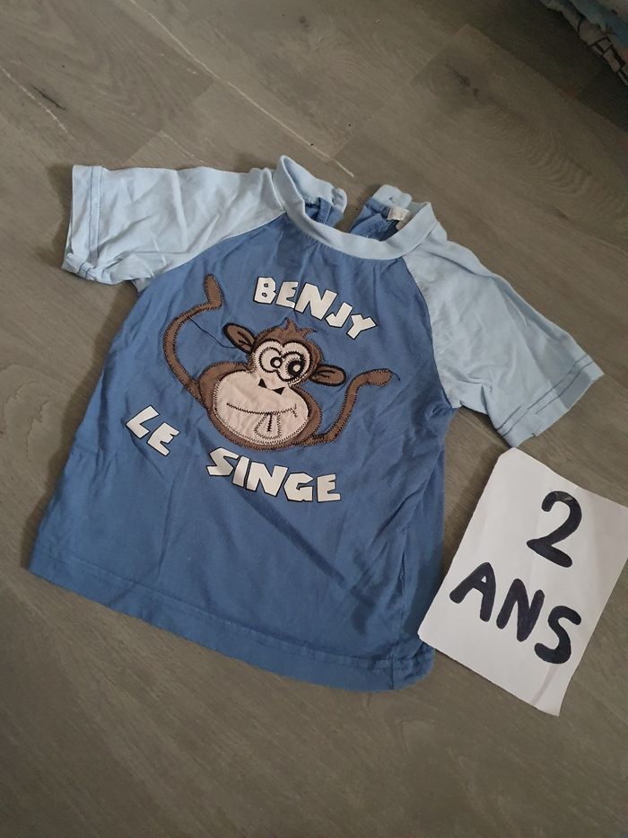 Maillot t-shirt 2ans garçon