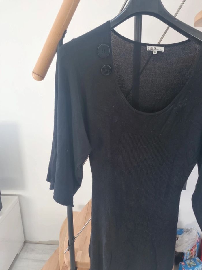 Robe pull noir - photo numéro 2