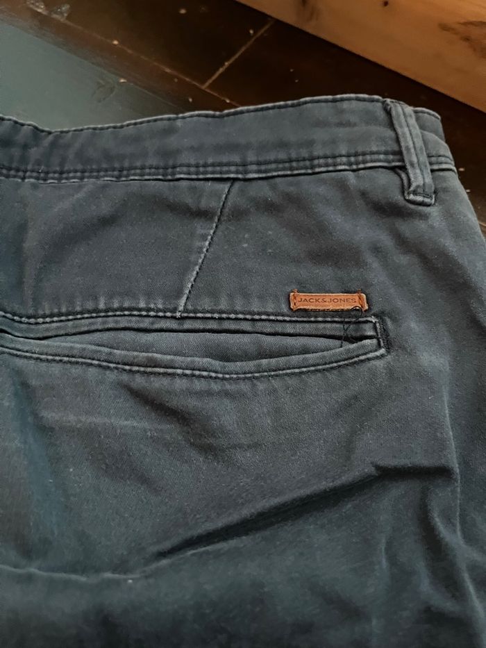 Pantalon Chino Jack & Jones Bleu Marine - photo numéro 7