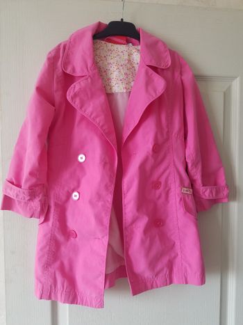 Trench fille t 5 ans 110 cm tbe