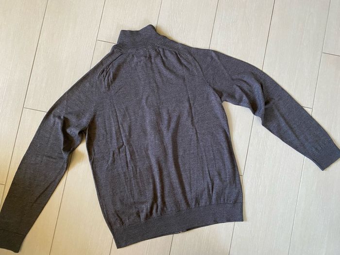La Halle gilet zippé gris M - photo numéro 3