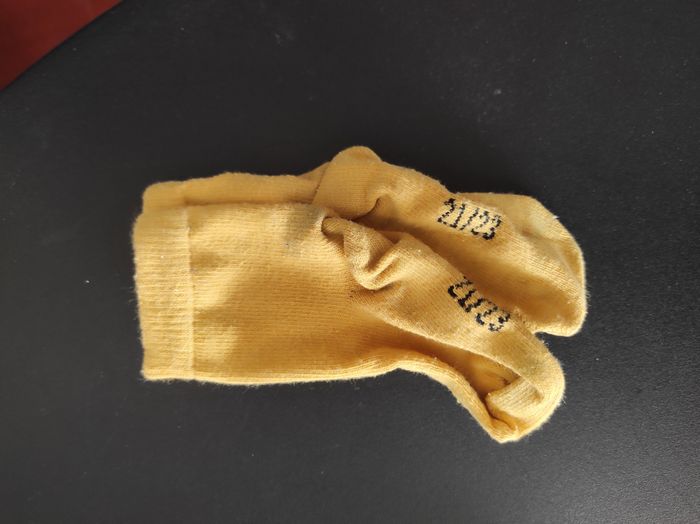 🧦 Lot de chaussettes garçon – pointure 21-23, moutarde / gris / bleu - photo numéro 2