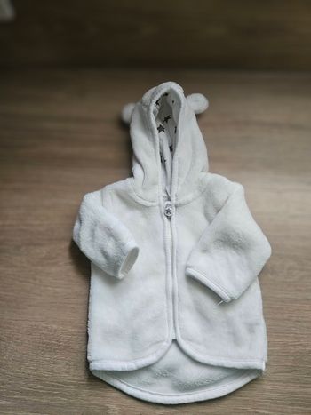 Gilet a zip mixte 1 mois 